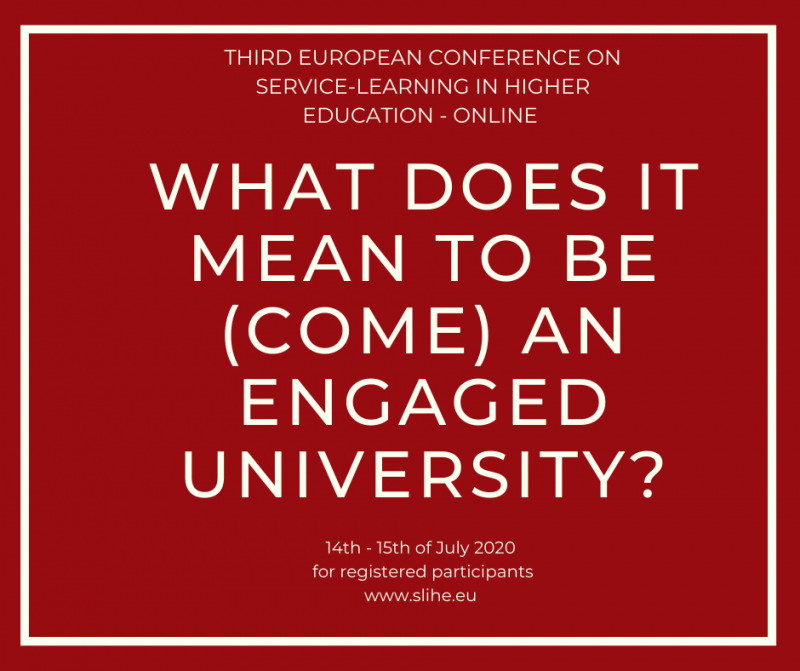 Pozvánka na konferenciu What does it mean to be(come) engaged university  