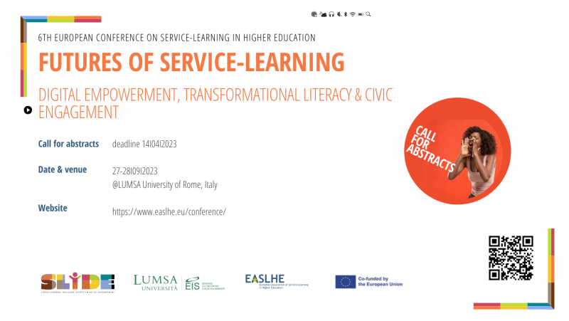 Šiesta európska konferencia o service learningu - call for proposals