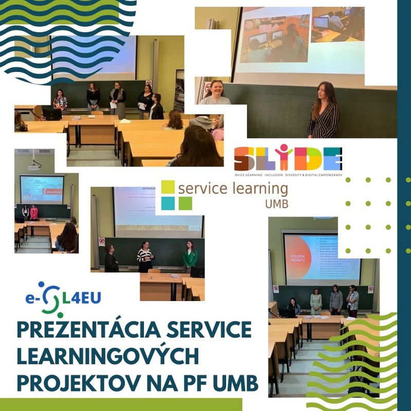 Prezentácia úspešných service learningových projektov na UMB